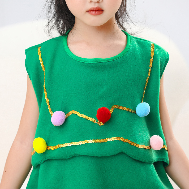 Nieuwigheid & Speciaal Gebruik Nieuwe Kinder Kerstboom Jurk Prestatie Kostuum Kleuterschool Kerst Kleding Kerstavond Kostuum Kleine Boom Jurk_voghion.com