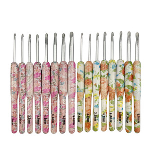 New Knitting tools suit crochet printing aluminum crochet handmade DIY tools crochet sets OPP bags Wholesale