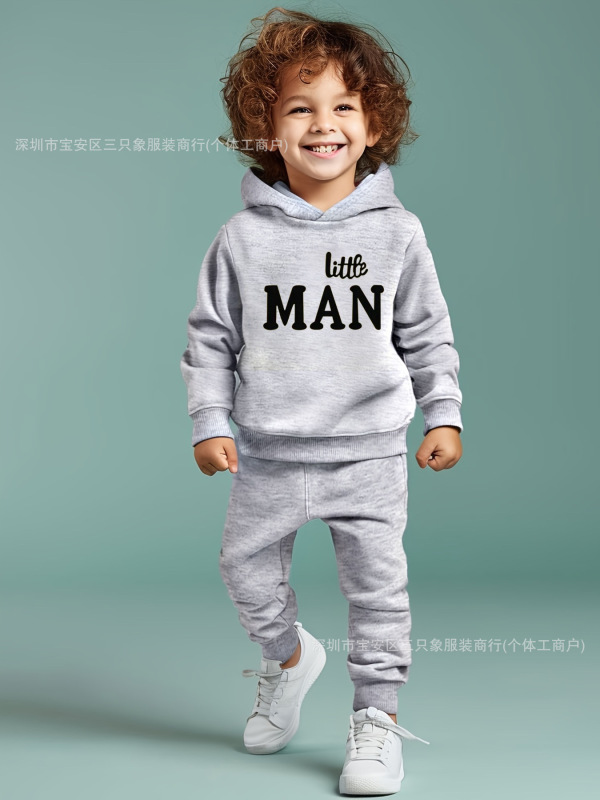 Boys' warm hoodie set, children's autumn sports set 男童卫衣|undefined