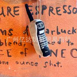 卡通复古大哥大电话小挂件抓机娃娃毛绒玩偶公仔包包挂饰精品娃娃