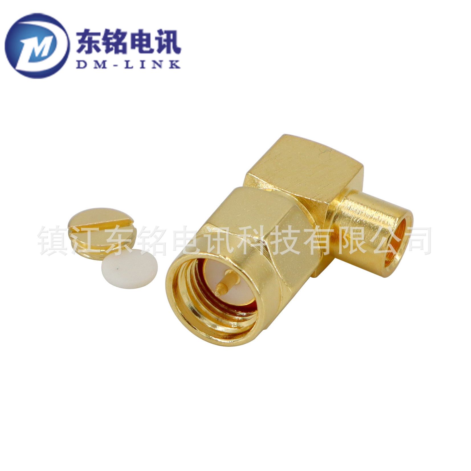 射频同轴连接器SMA-JWB3 SMA弯公头90°接RG402半钢线RG141半柔线-阿里巴巴