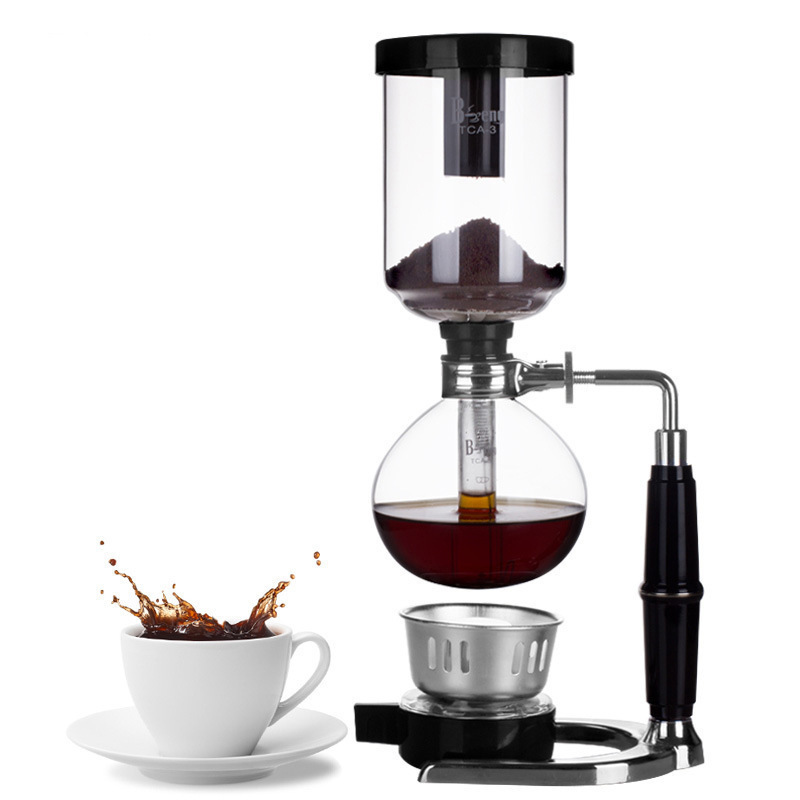 Hand-made coffee siphon pot siphon glass pot simple coffee appliance for 3 people for 5 People household coffee machine Hand-made coffee siphon pot siphon glass pot simple coffee appliance for 3 people for 5 People household coffee machine