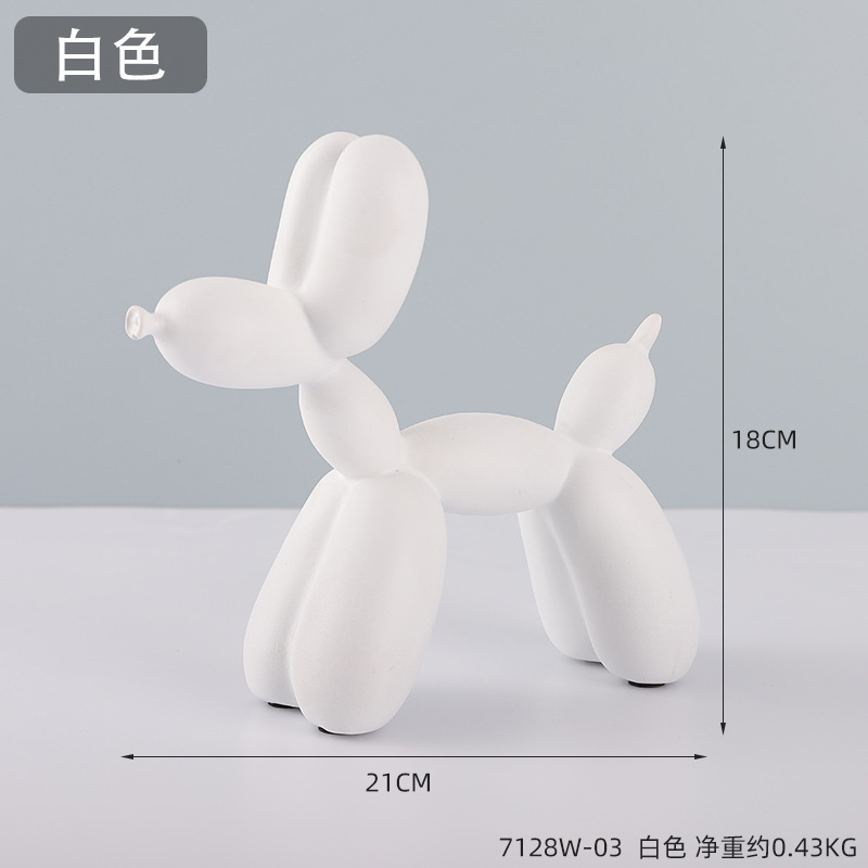 Creative Balloon Dog Ornaments Resin Crafts Home Decorations Tv Cabinet Wine Cabinet Cute Accessible Luxury Ornaments Gifts