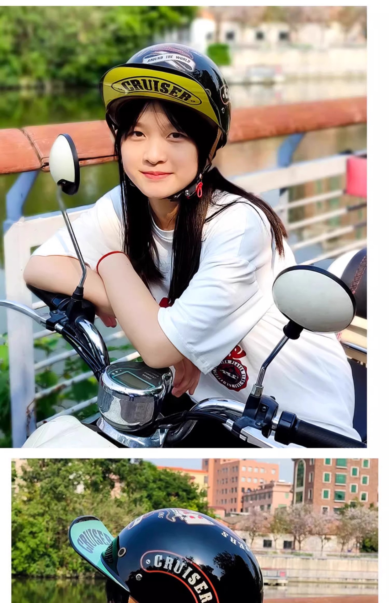 New National Standard 3C Certified Helmet for Women and Men Summer Electric Motorcycle Retro Baseball Cap Half Helmet Personalized Motorcycle Scoop Helmet