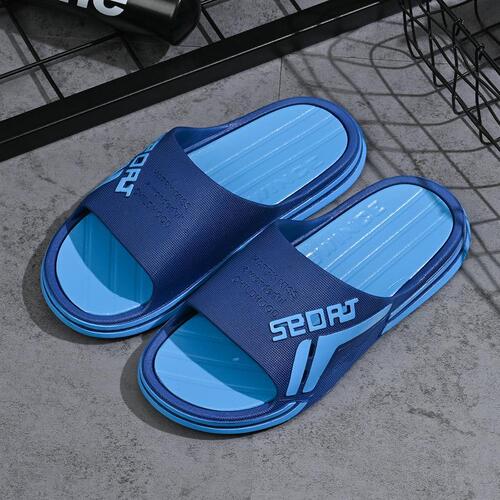 Slippers for men, summer sports thick-soled slippers for boys, non-slip, wear-resistant, soft-soled, home flat shoes, wholesale