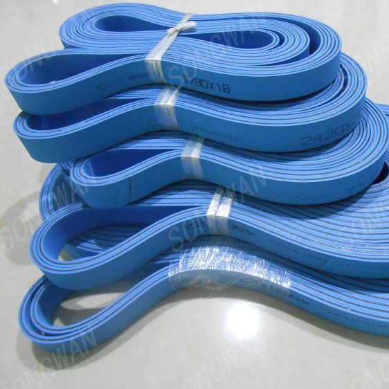 供应哈得 紫鸿 友田 耐特糊盒机配件压盒输纸皮带 糊盒机机头皮带