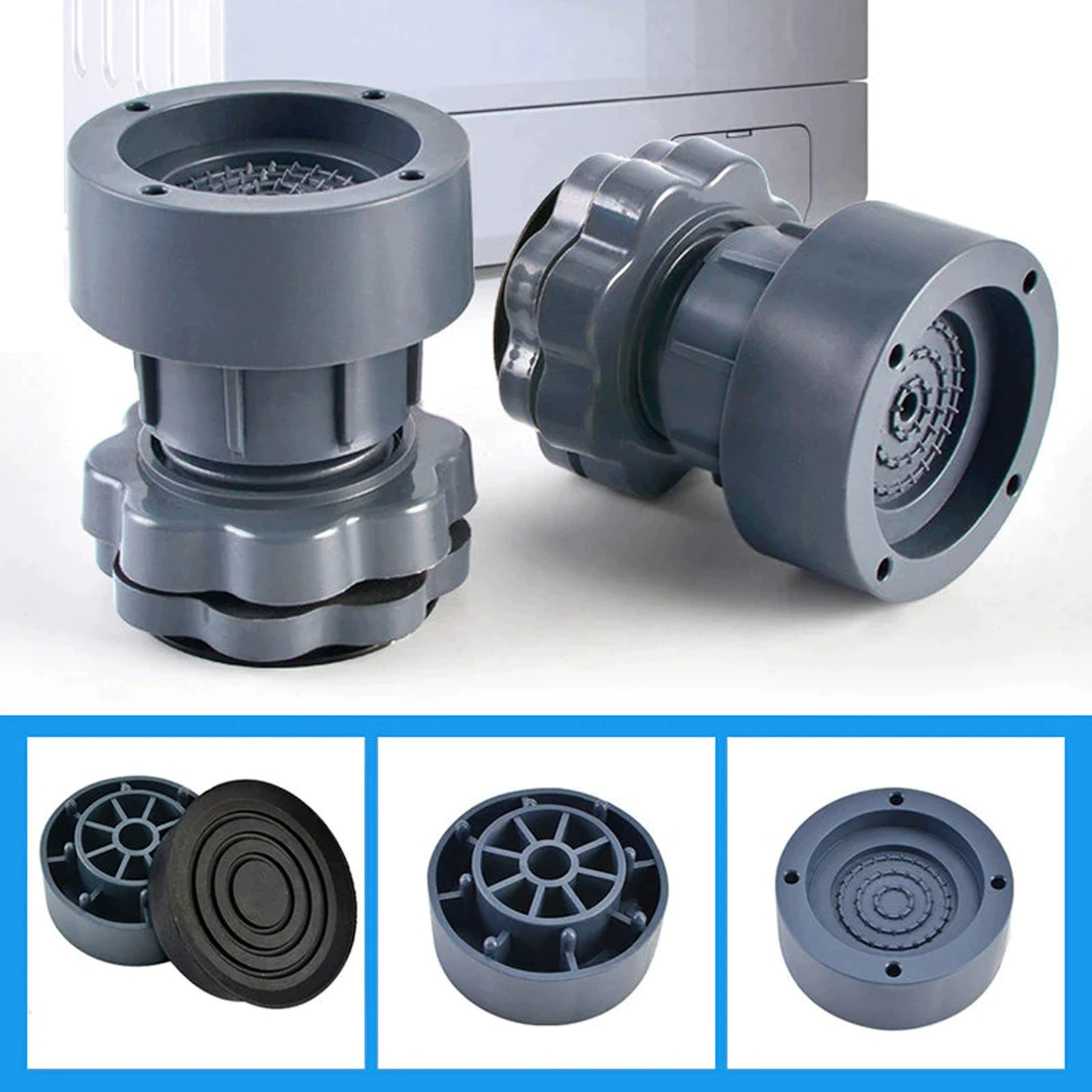 Регулируемая высота поддержки стиральной машины