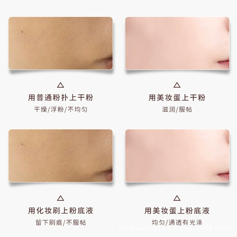 Cotton pads, cosmetic sponge, makeup primer