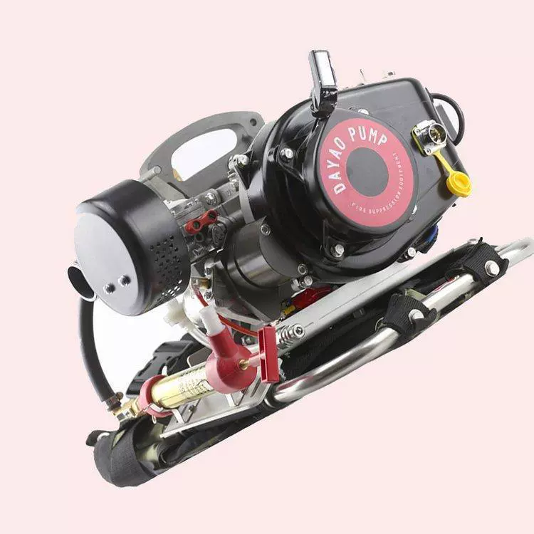 Пожарный спасательный конвейер воды электрический запуск пожарного пожаротушения водяной насос DY-P8 рюкзак лесной пожарный насос