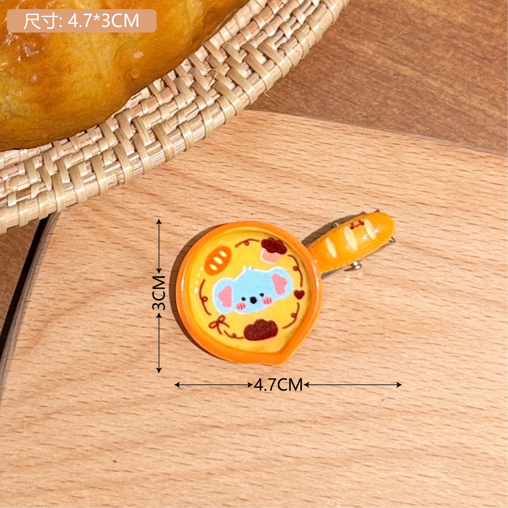 Creativa extraña comida infantil juegan pinzas de cabello comida simulación juegos de cabello de chicas interesantes pinzas de cabello al por mayor