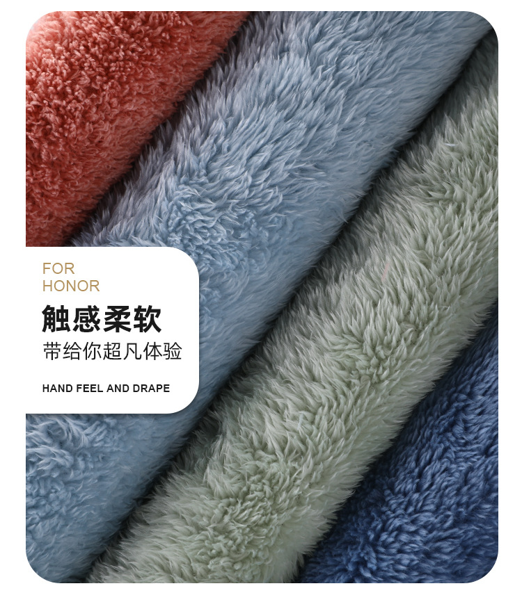 现货双面北极绒280克 秋冬素色睡衣家居服绒布面料 长毛绒-阿里巴巴