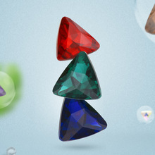 小浦新款水晶玻璃钻 diy手机壳贴钻配件材料 尖底三角异形钻