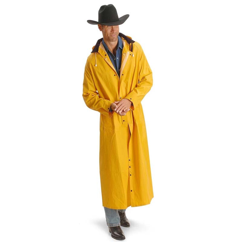 Factory cross-border e-commerce in stock Western Denim equestrian riding raincoat windbreaker saddle slicker