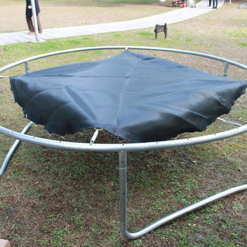 Children's Commercial Round Trampoline with Colorful Jump Mat Outdoor Protective Net Adult Spring Jumping Trampoline Durable Mesh Surface Net Cloth