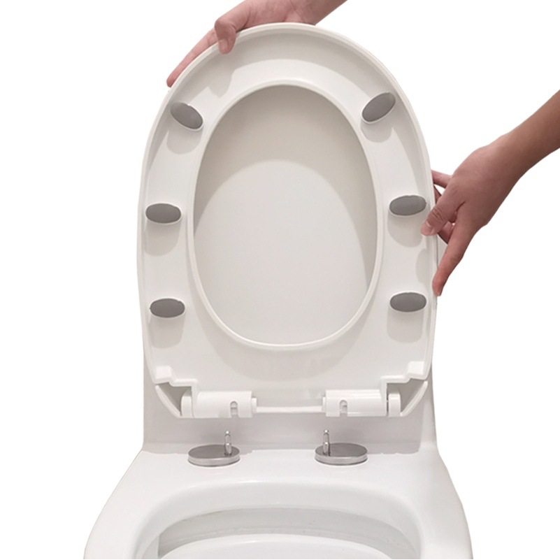 Toilet lid thickened universal toilet lid toilet seat slow down quick release UV old-fashioned household toilet cover wholesale