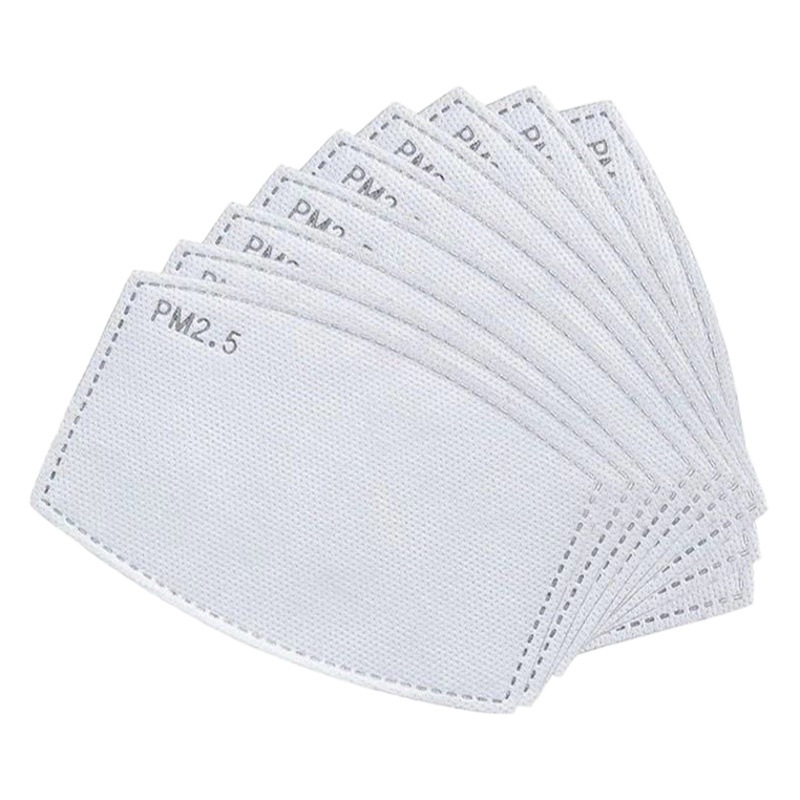 Mask protection pm2.5 filter 5-layer protective filter element activated carbon filter cloth mask gasket factory wholesale
