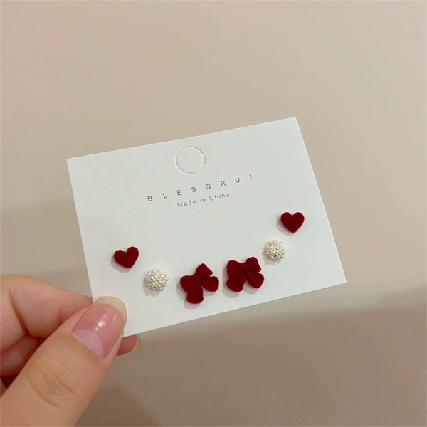 Sr646 burgundy bow 02 set