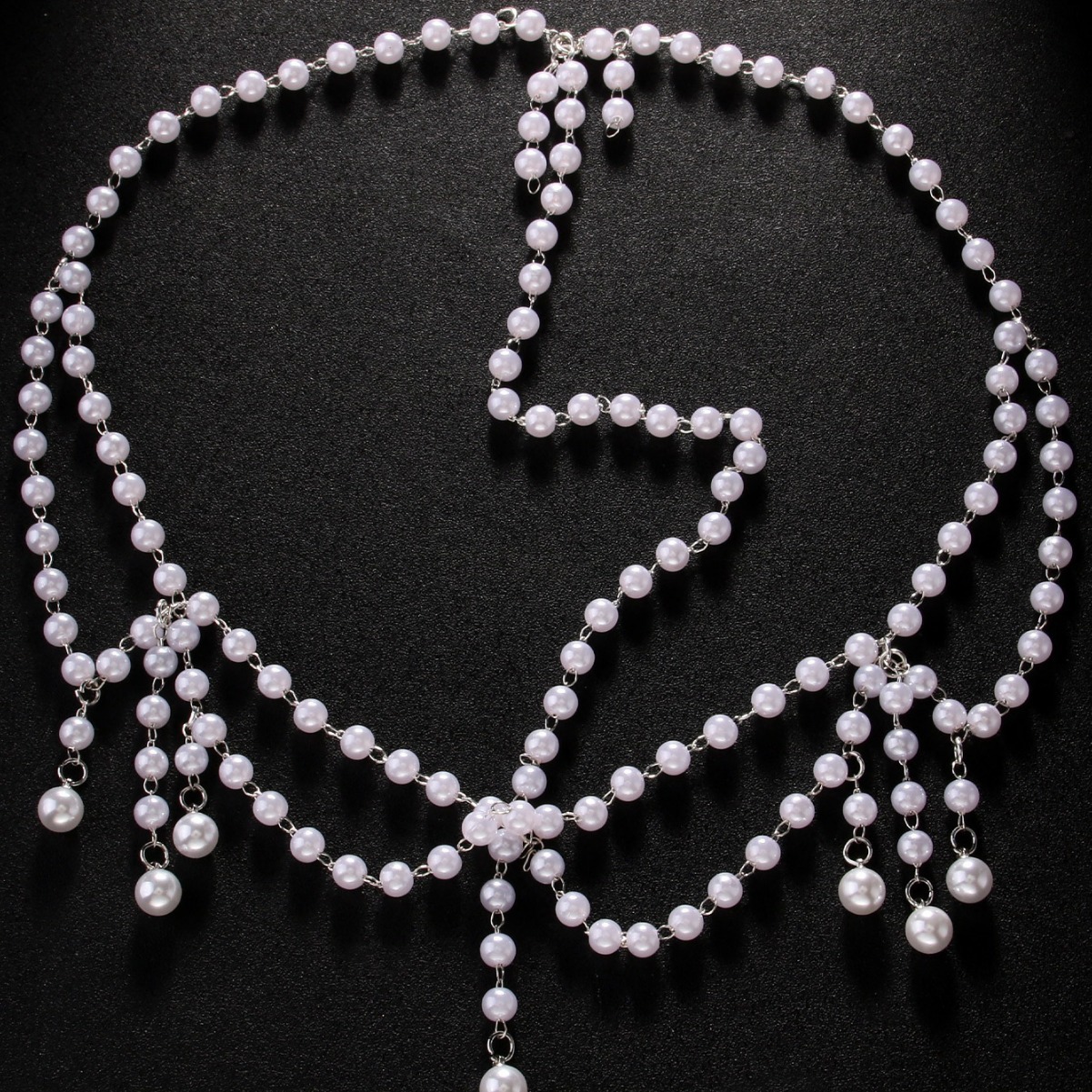 Moda de moda perla tergión bandas temperamento simple tocado accesorios de banquete para mujeres Headwear