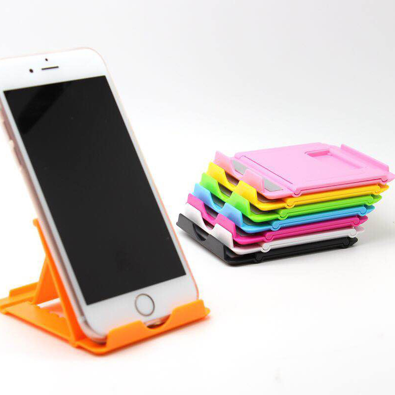 手機支架方形 五檔塑料 桌面支架 懶人平板手機 折疊支架贈品