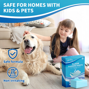 YUCO Floor Cleaning Tablet Multifunctional Cleaning Tablet Dissolves in Water for Decontamination, No Residue, Stain and Oil and Fragrance