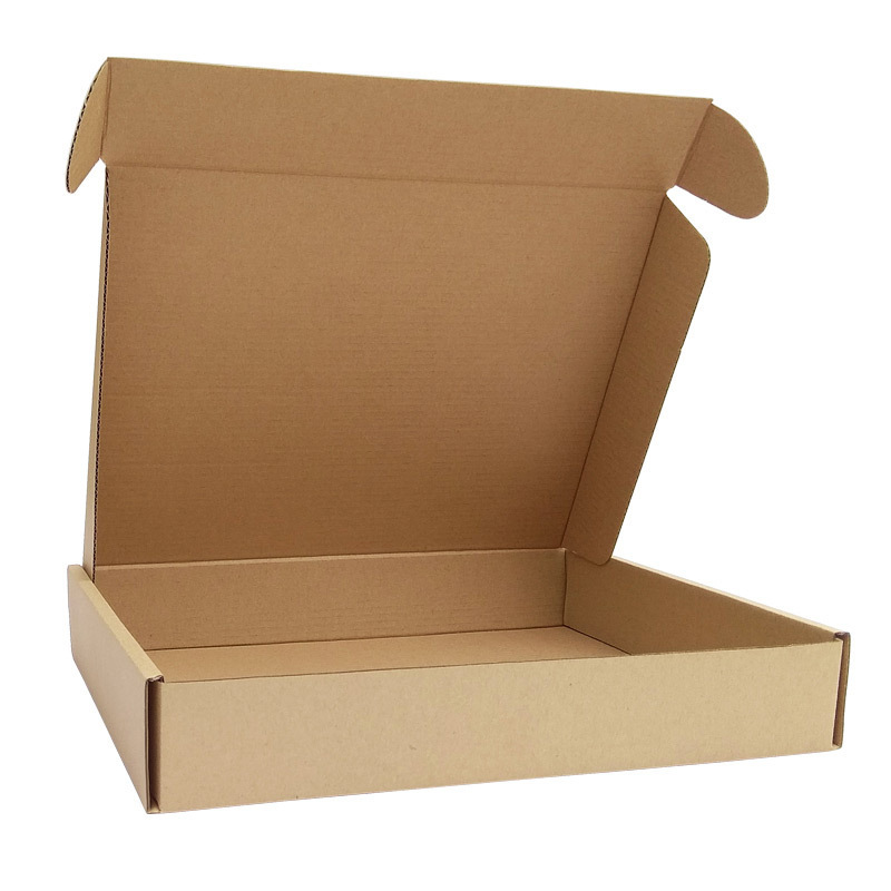 Fabricante de diámetro exterior de 23CM al por mayor caja de papel de embalaje al contado cuadrado rectangular caja de embalaje de ropa corrugado de tres capas