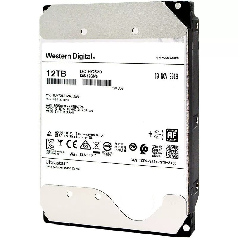 Применимо к Western data enterprise-grade - диск стurgeon Ultrastar HC520 7200 rpm