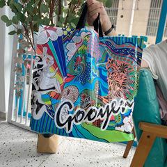 New Colorful Phoenix High-End Gift Bag Plastic Bag Clothing Store Bag Wholesale Handbag Gift Packaging Bag