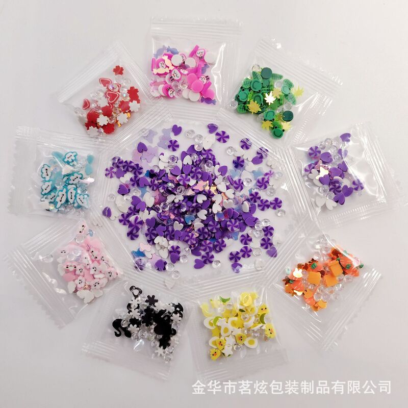 Factory direct supply sugar grain handmade DIY fruit nail jewelry sequins 1g wholesale