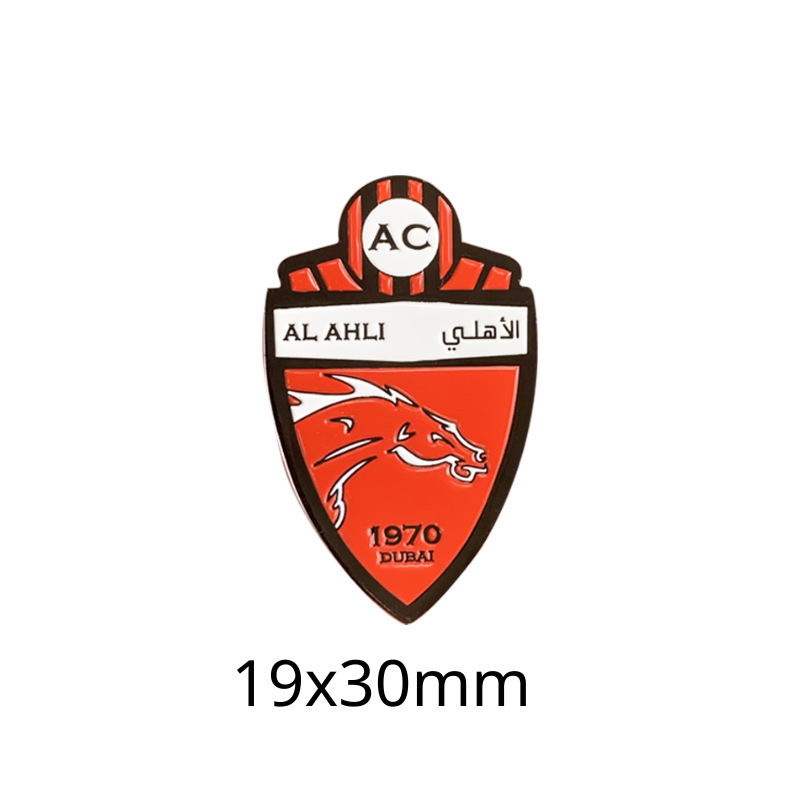 Insignias metálicas transfronterizas, pegatinas para teléfonos móviles, broches, Copa Mundial, Liga de Campeones, club de fútbol, insignias del Real Madrid, insignias del Liverpool al por mayor