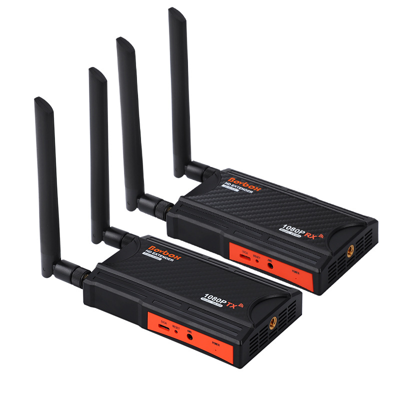 Extensor inalámbrico HDMI HD transmisión de vídeo 250 m proyector de pantalla inalámbrico de uno a muchos extensor de cable de red