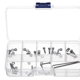 Sleeve mounting kit with screws to the base, stainless steel nut set with shell airdrop
