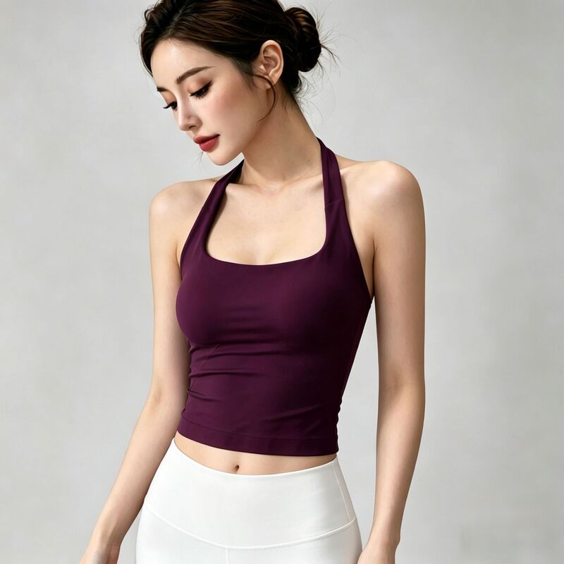 Cross-Border Seamless Dfyne Halter Neck Fitness Yoga Sports Bra Running Shockproof Vest High-Elastic Sports Vest for Women Cross-Border Seamless Dfyne Halter Neck Fitness Yoga Sports Bra Running Shockproof Vest High-Elastic Sports Vest for Women