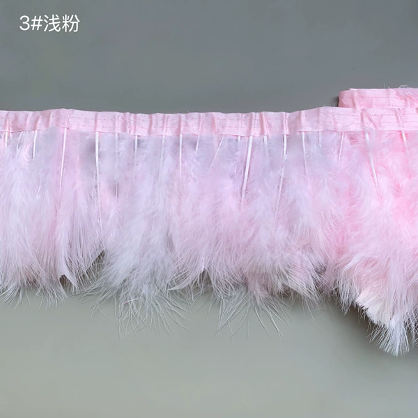 3# light pink [high-quality feathers] 2 meters/piece