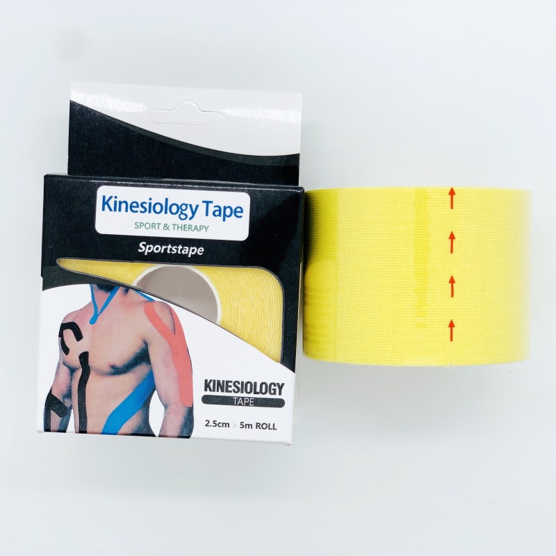 Parche muscular de corte previo al por mayor en caja de protección de elevación elástica cinta deportiva rodilleras baloncesto fitness parche de efecto interno muscular