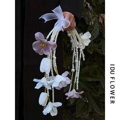 花粉红色玫瑰手捧花新娘结婚登记领证拍照花球手花胸花襟花