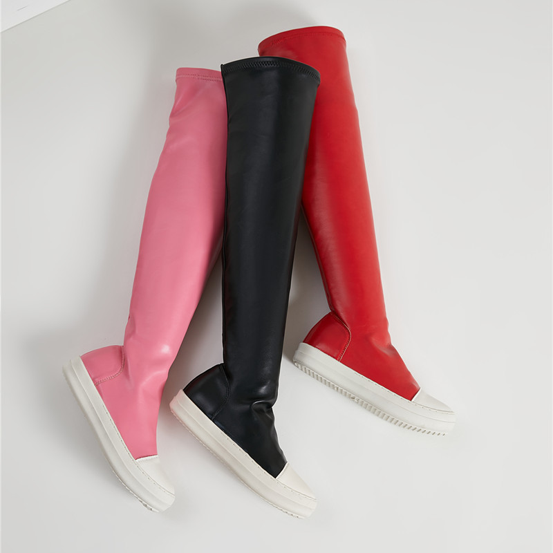 Cross-border over-the-knee boots women's...