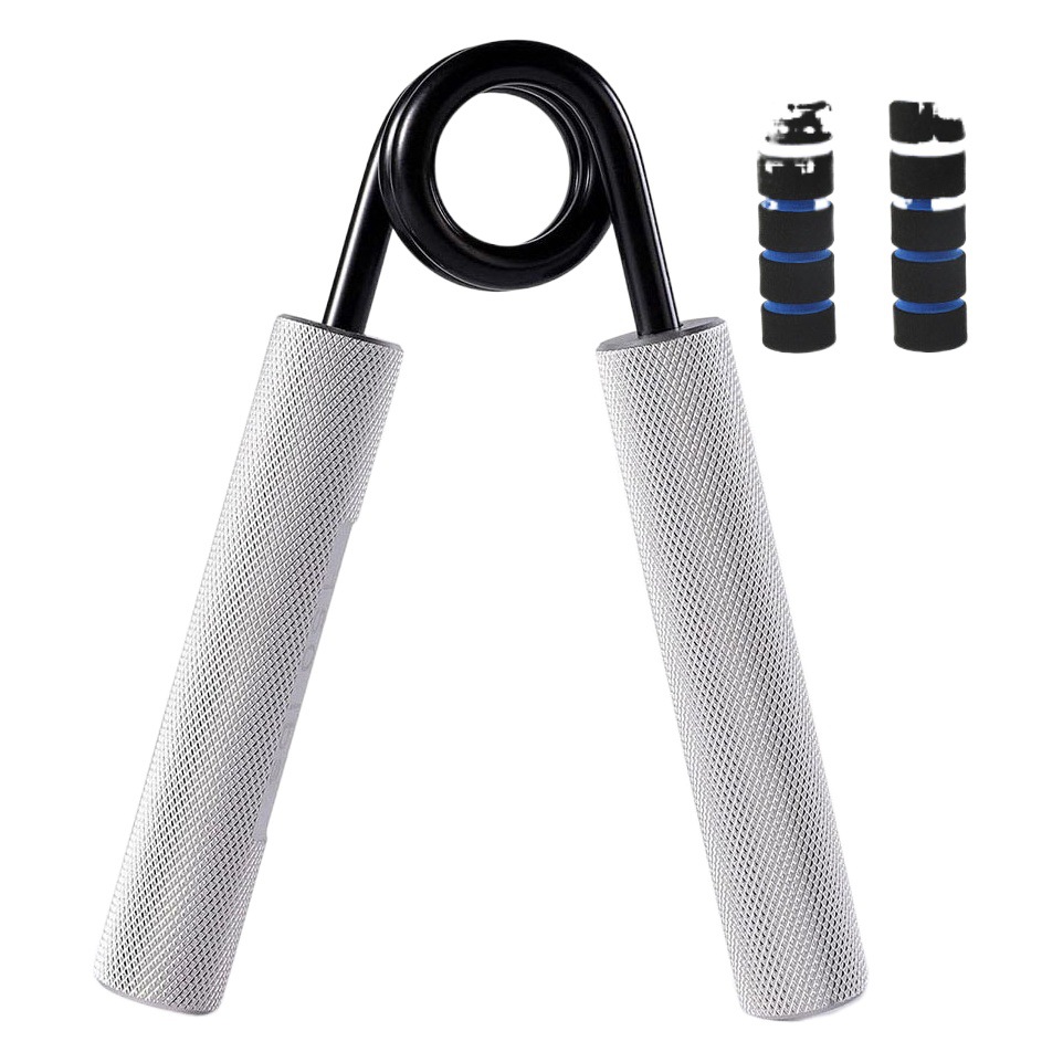 Agarre metálico pesado para entrenamiento de manos, dedos y muñecas, resorte de acero para fitness en casa