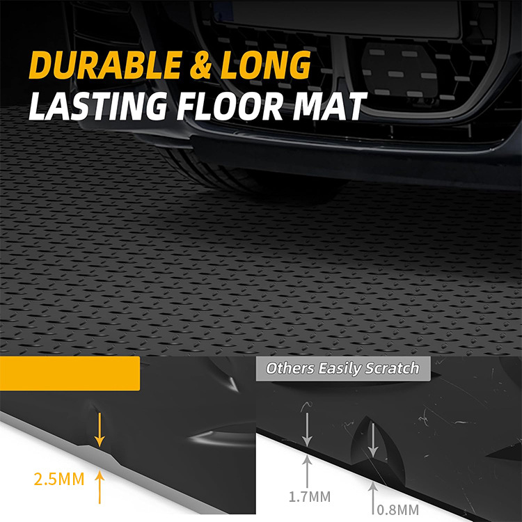 Pvc Garage Floor Mat, Vinyl Floor Mat, Diamond Pattern Floor Mat, Rv Floor Leather, Parking Space Carpet