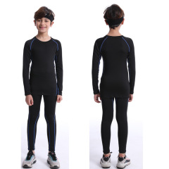 Children's tights training clothes spring and summer sports suits base clothes basketball football quick-drying clothes boys and girls fitness