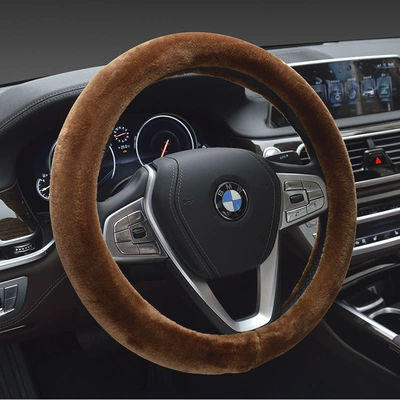 wheel cover car handle cover | Steering wheel cover - solid-color-curry-steering-wheel-cover-round-38cm