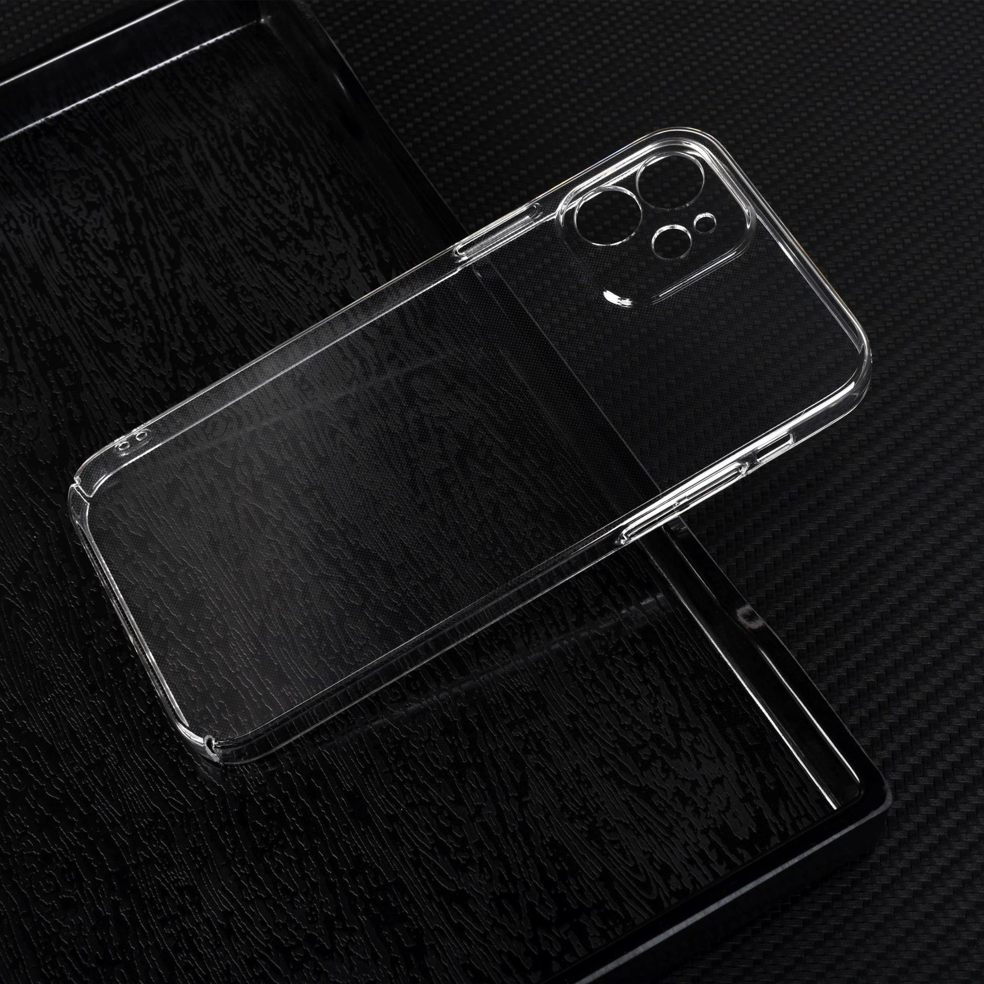 Transparent Protective Case (Apple iPhone16 Pro) — Polycarbonate, Full-Cover with Camera Ring