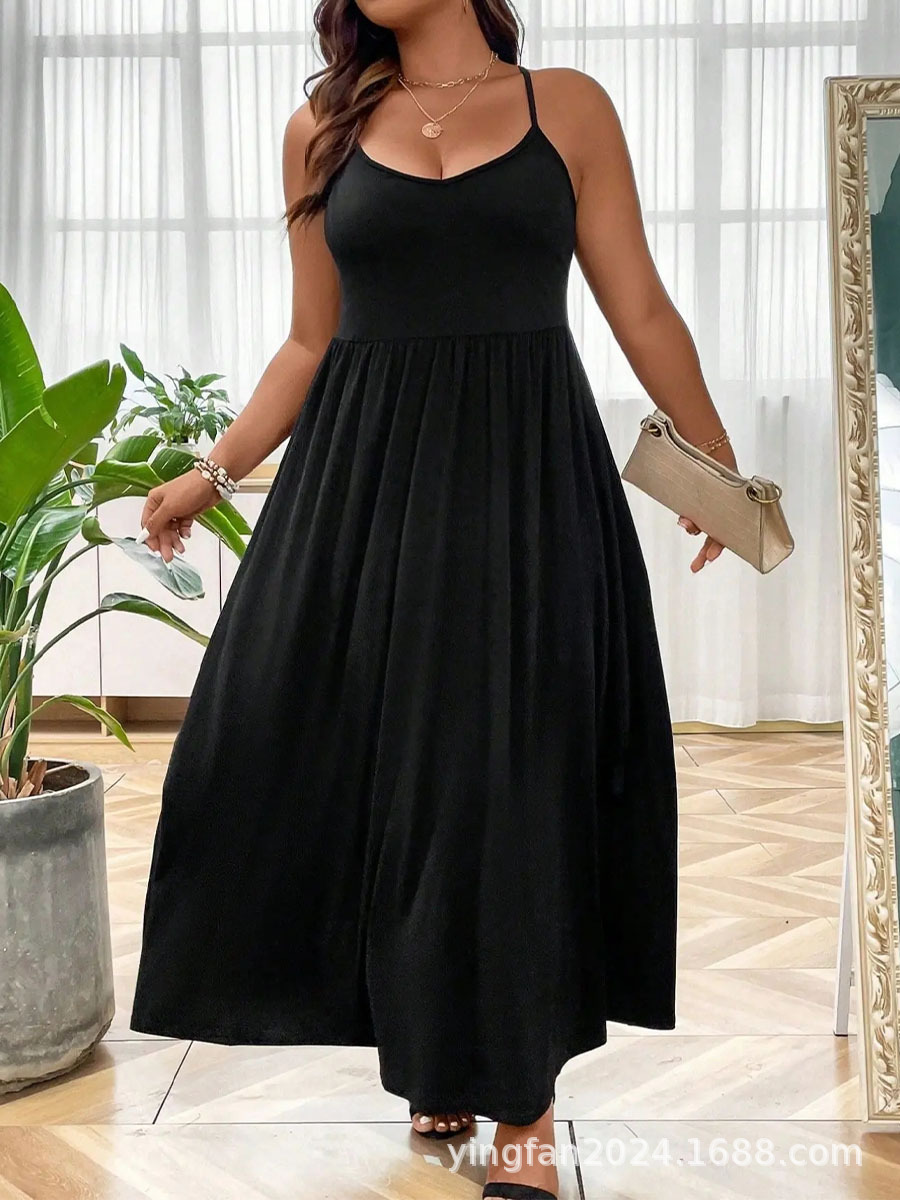 Europa y Estados Unidos 2024 Amazon Aliexpress Tiktok Temu vestido de mujer grande image 5