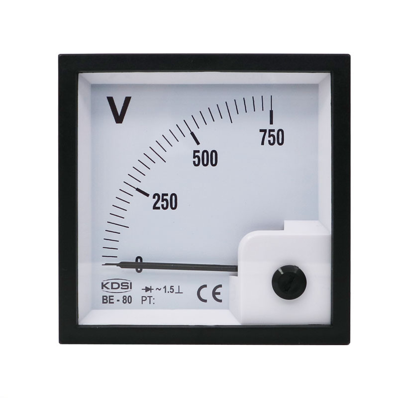 KDSI电压表头 指针式交流电压表BE-80 AC10V~1000V电压柜设备用表