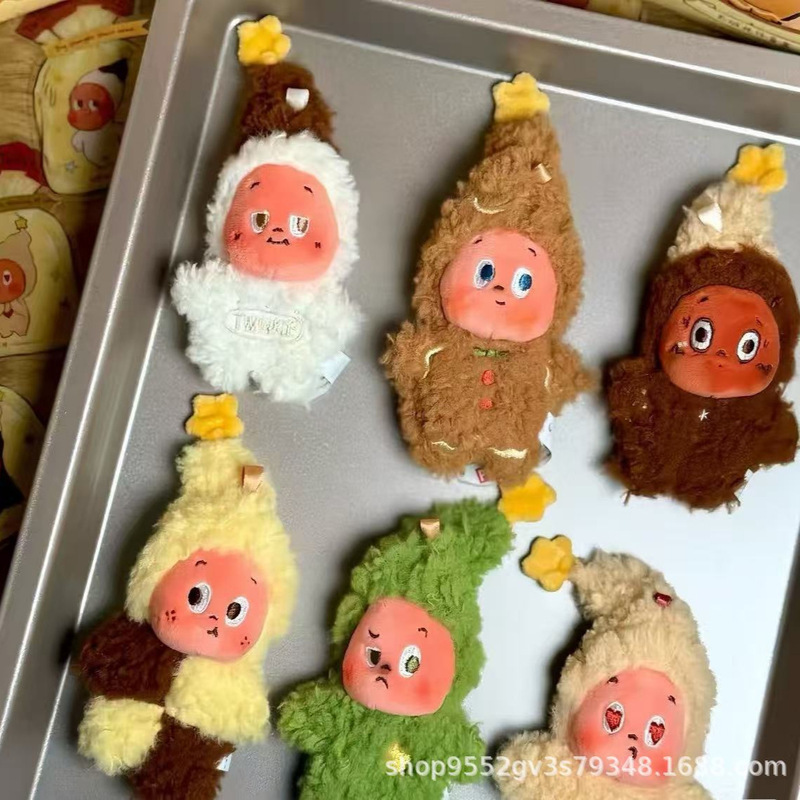 Star People Fourth Generation Delicious Moments Series Freshly Baked Cookie Plush Pendant Handmade Figurine Trendy Toy Blind Box Mini