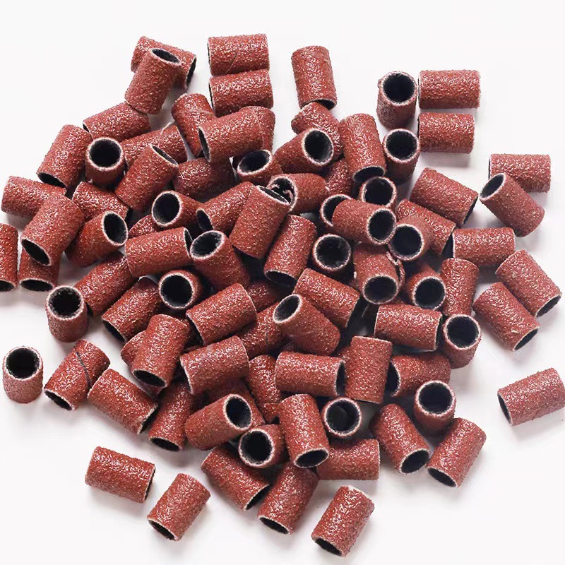 Transfronterizos para nuevos productos de molienda de uñas de alta calidad, molienda de anillo de arena 80#120#180#100 cápsulas / paquete en stock