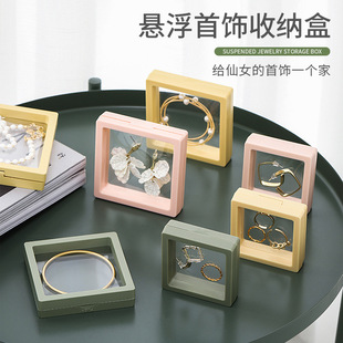 PE Film Jewelry Storage Box Antioxidant Display Stand Necklace Ring Earrings Storage Box Earrings Jewelry Display Stand