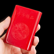 塑料烟丝盒带夹曹烟末盒旱烟盒弹簧式开口老年人老式手卷配件烟具