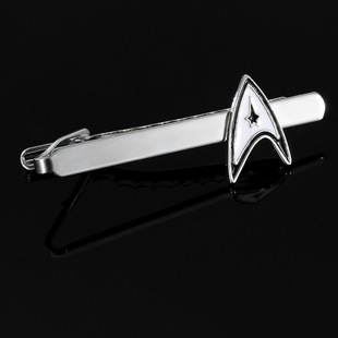 Europe and the United States cross-border trend Star Trek alloy tie clip creative suit shirt Joker accessories manufacturers new products