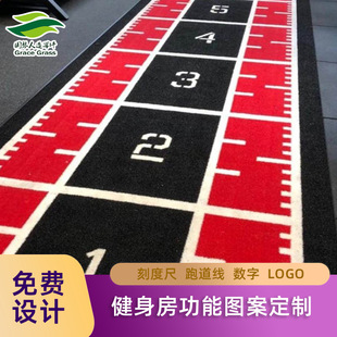 Guoqin Gym Simulation Lawn Carpet Mat Scale Artificial Turf Fake Lawn Carpet Sports Shock Absorbing Mat