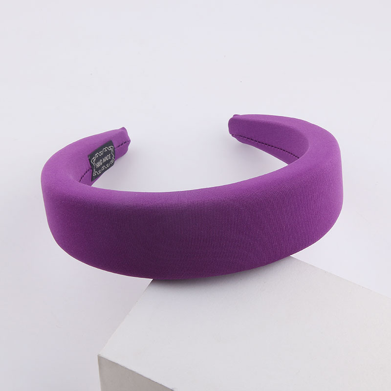 135g Weight Headwear Classification Travel Occasion Plaid Pattern Women'S Gender Rose Red, White, Pink, Purple, Green, Fluorescent Green, Blue, Yellow, Black Color Fashion Multicolor Milk Silk Sponge Headband 8